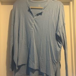 Blue American Eagle Top
